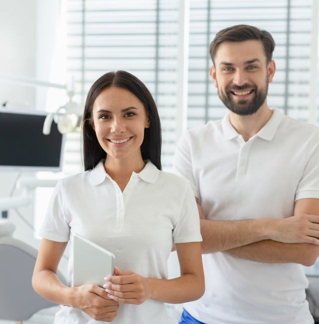 Das Team der Zahnarztpraxis in Düsseldorf